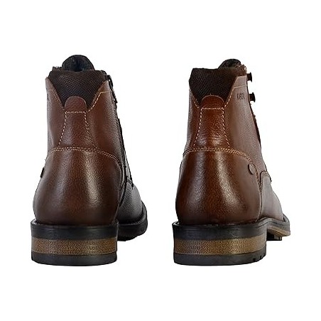 Bottines en Cuir Marron Kaporal