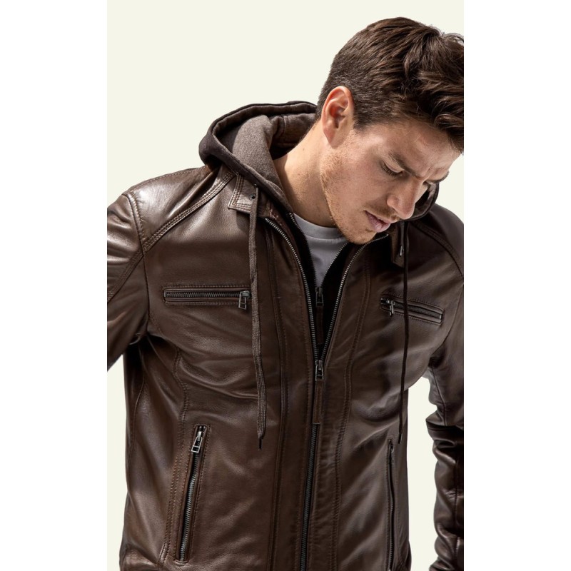 BLouson cuir Serge Pariente