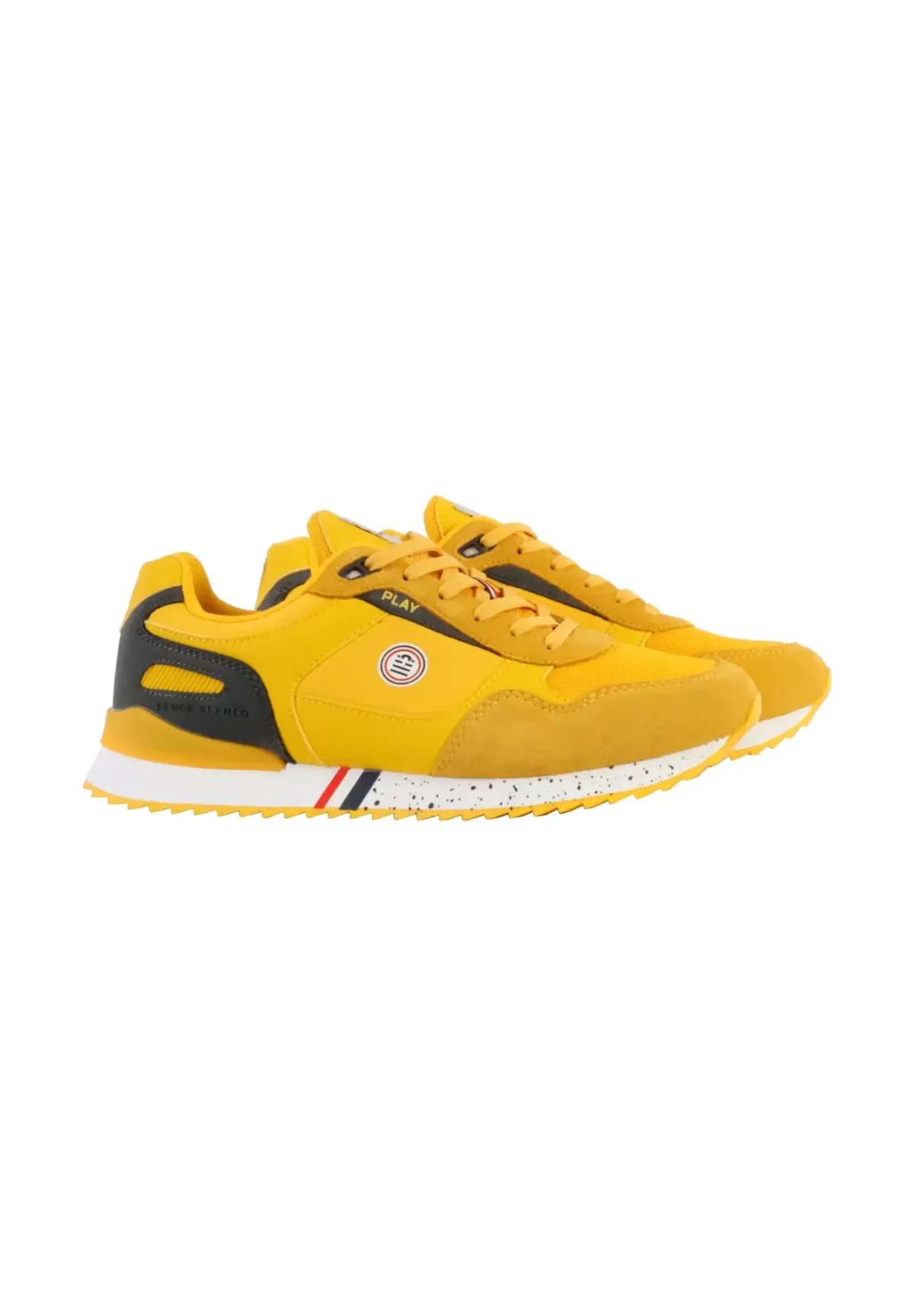 Serge Blanco Chamonix vintage canvas jaune citron