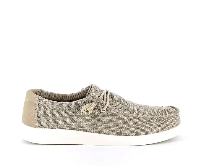 Mocassin Slip-on - Toile Gris - Denis