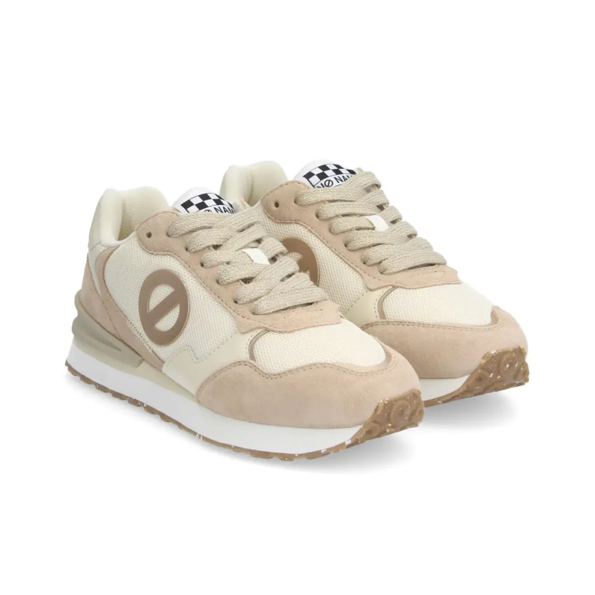 Chaussure femmes, No name TOVA RUNNER W BEIGE/BLANC CASSE