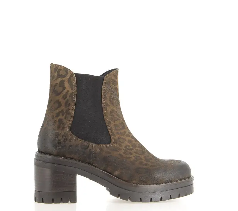 AMANGE LEOPARD COGNAC