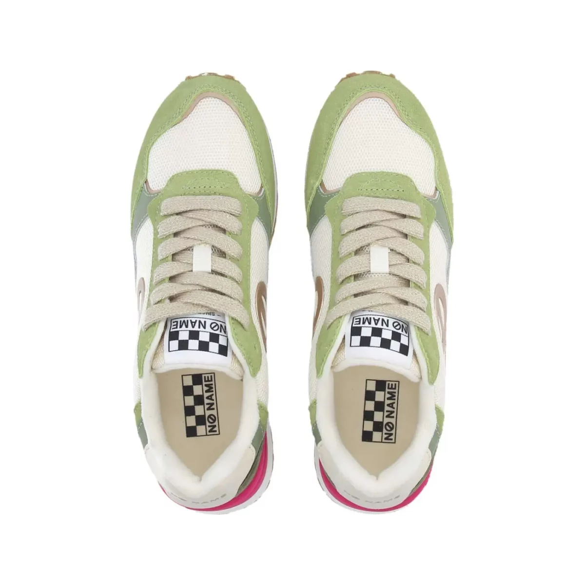 Chaussure femmes, No name Toca runner Le modele tova runner appele dove sauge