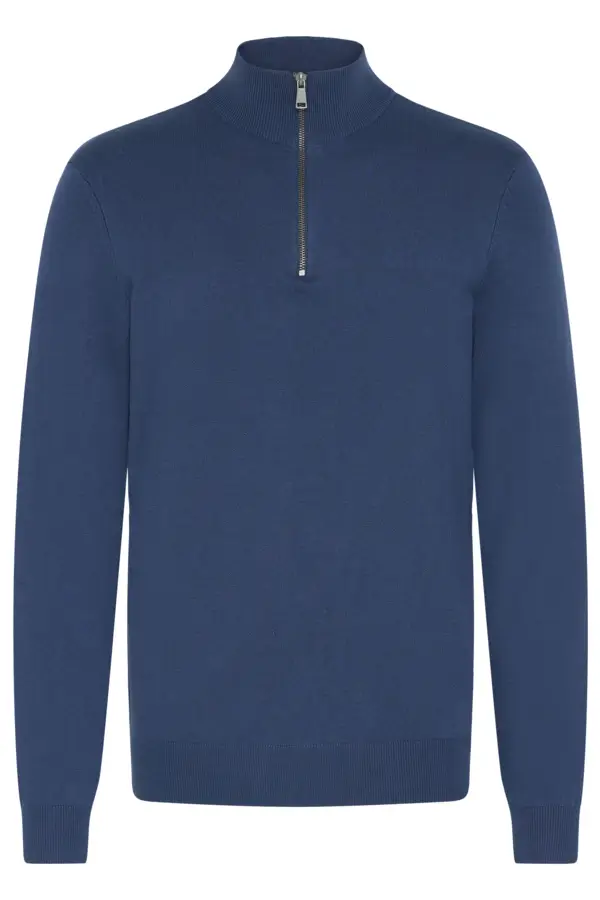 Pull Blend BHDAN Zip Bleu