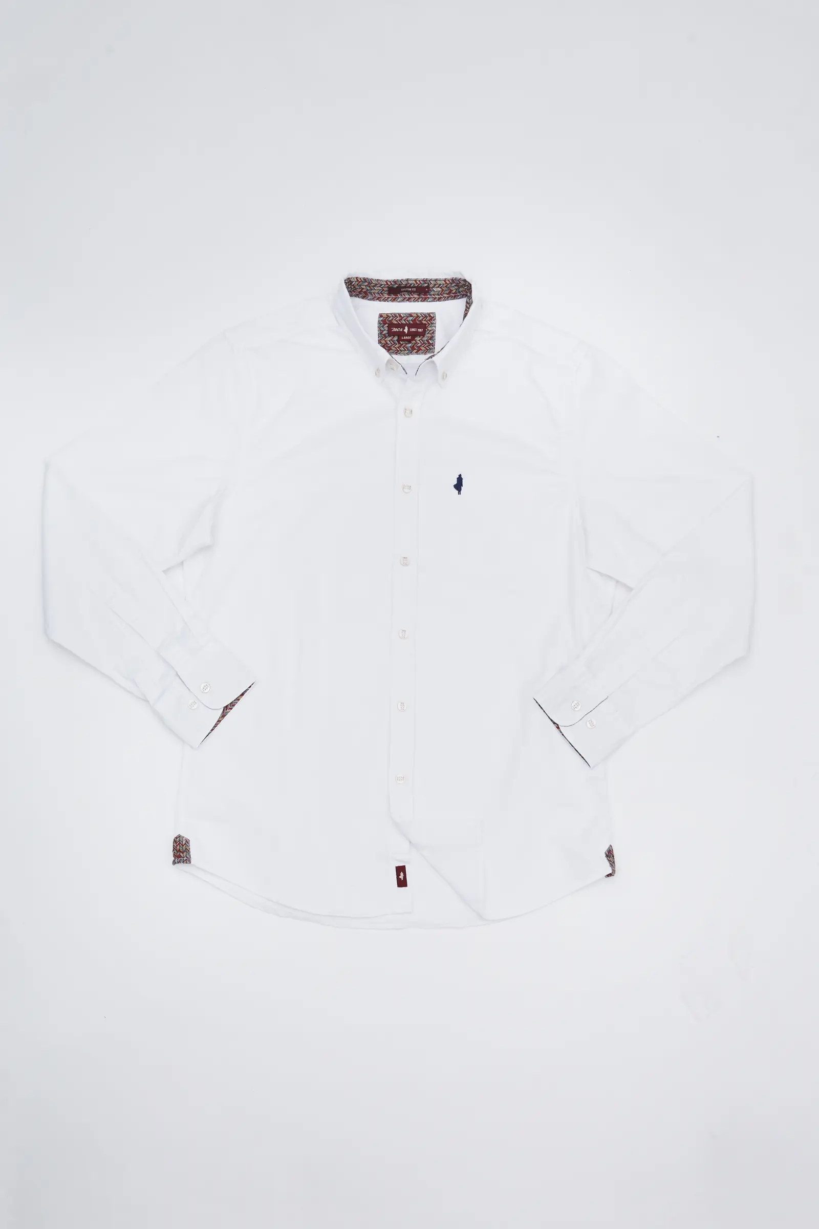 Chemise gabardine de coton Blanc – MCS