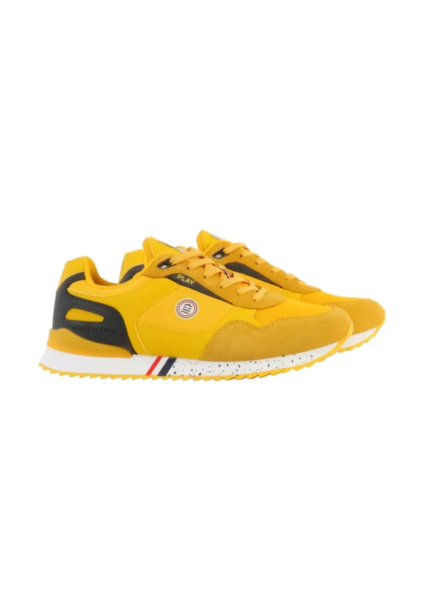 Serge Blanco Chamonix vintage canvas jaune citron