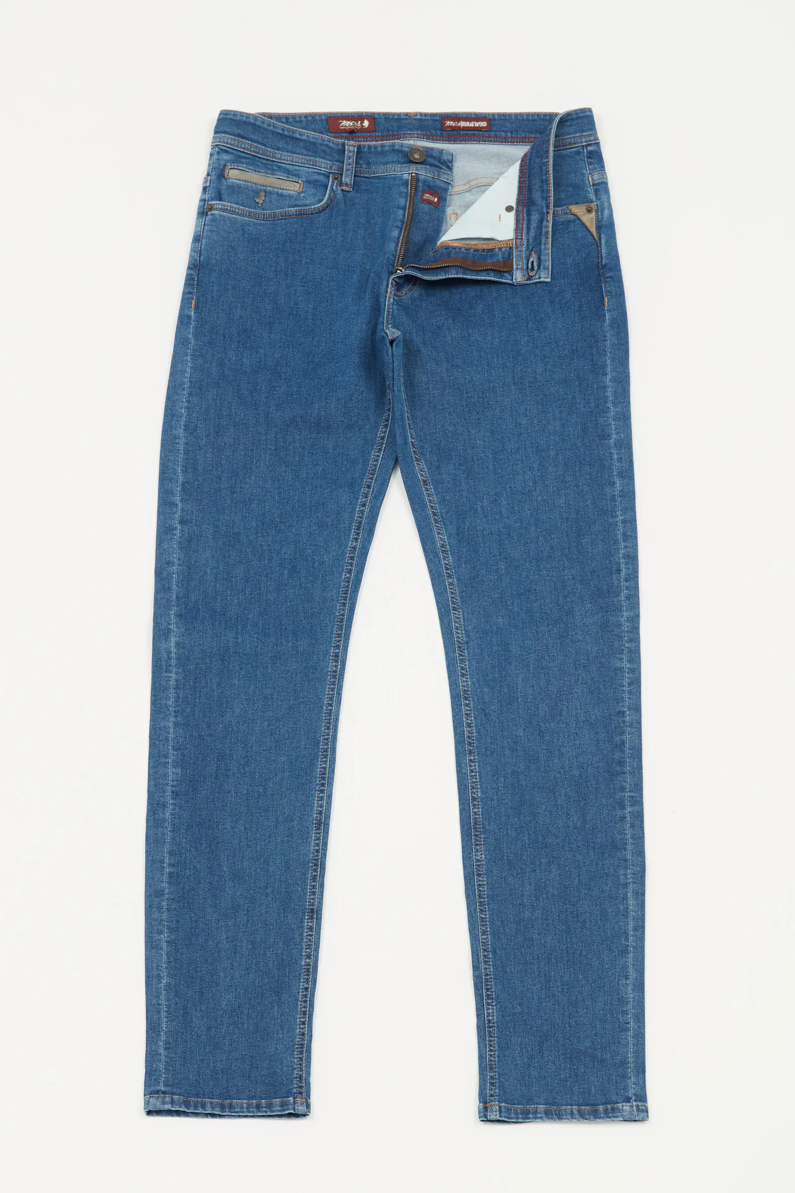 Jean regular tapered stone washed Bleu – MCS
