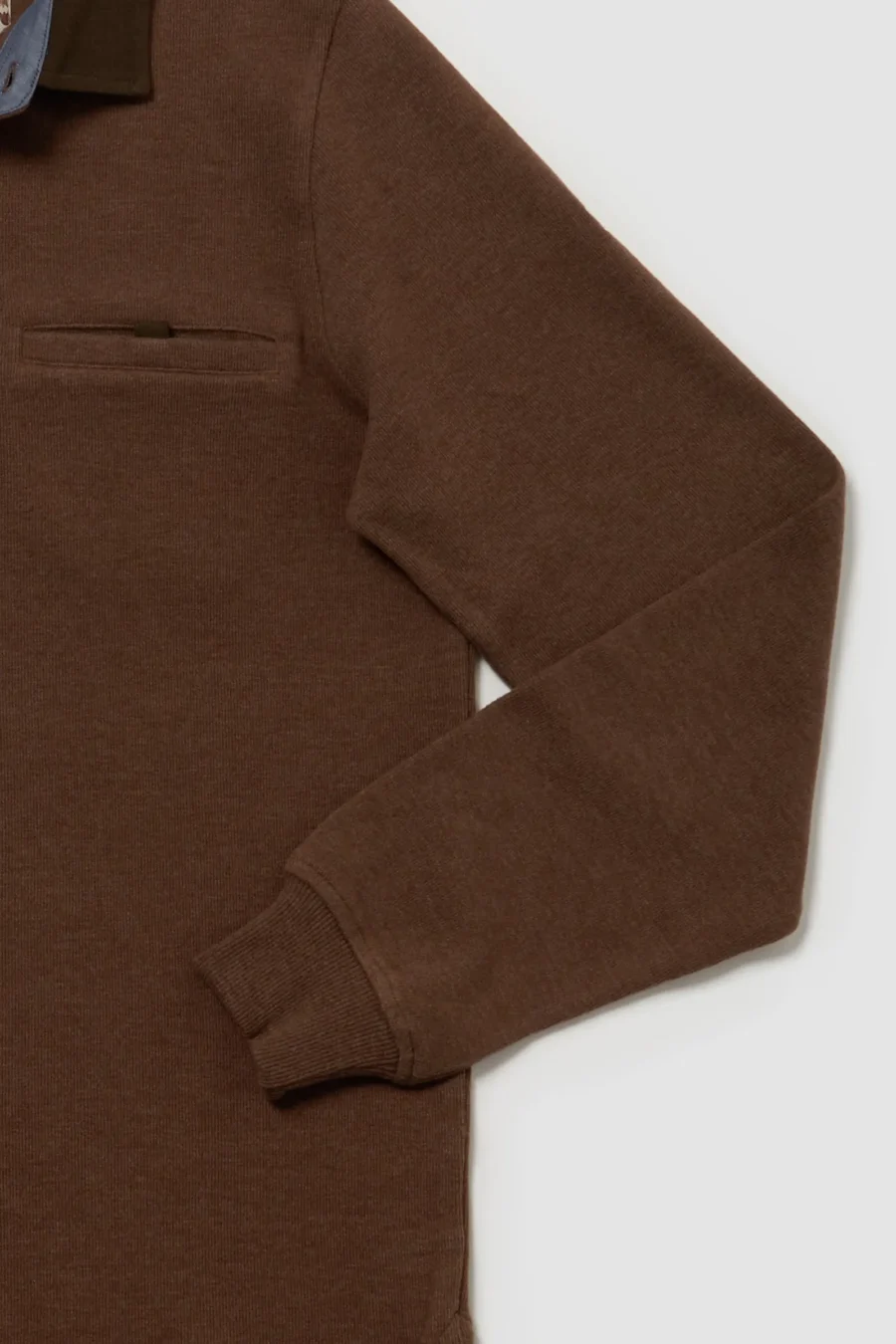 Polo manches longues chaud Marron clair - MCS – Image 3