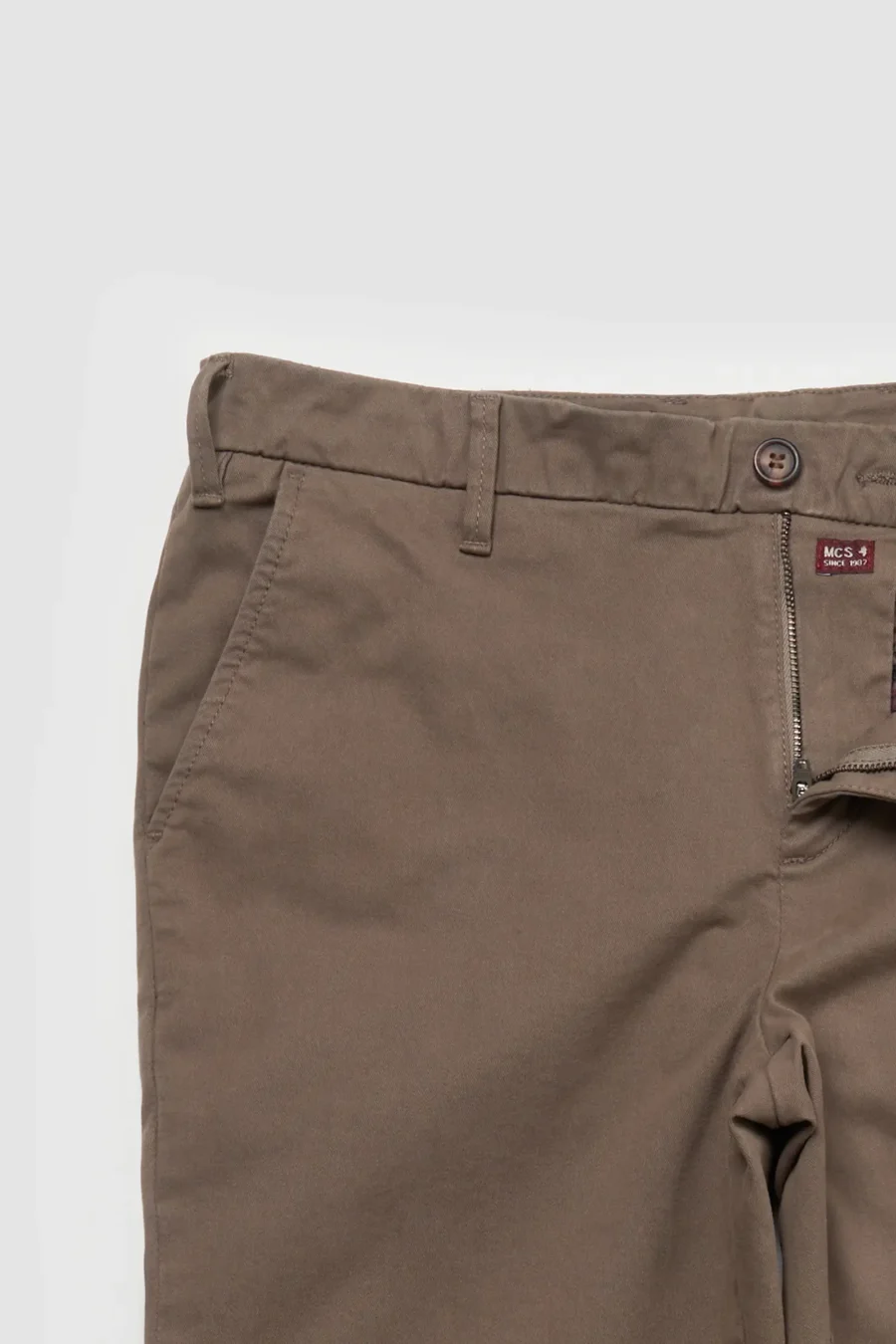 Pantalon chino gabardine Marron clair - MCS – Image 3