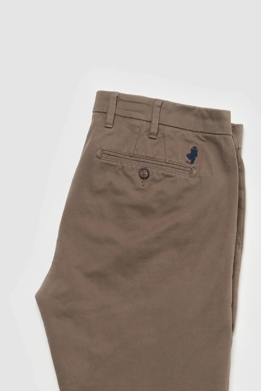 Pantalon chino gabardine Marron clair - MCS – Image 2