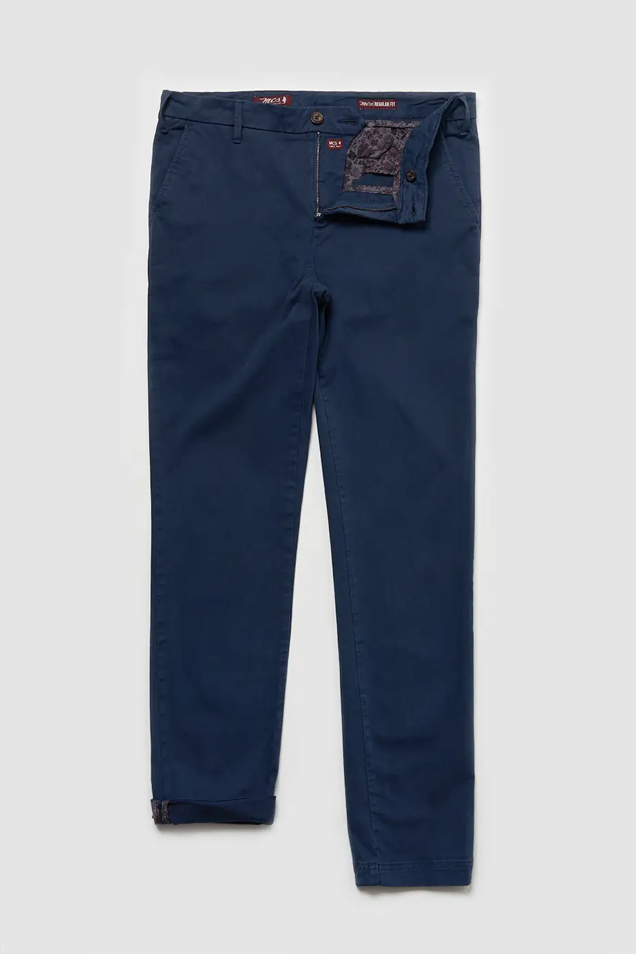 Pantalon chino gabardine Bleu marine – MCS