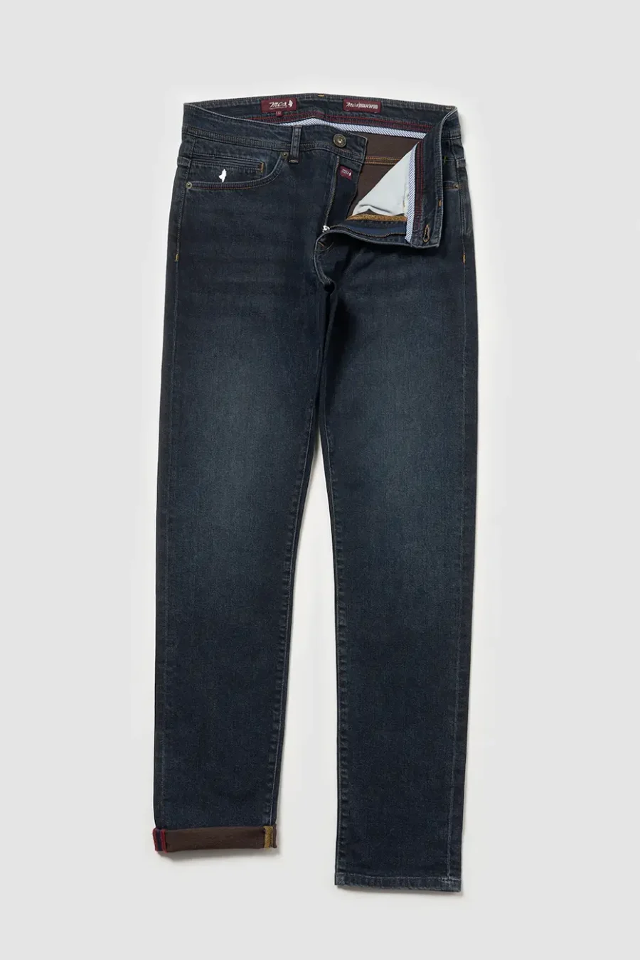 Jean regular tapered deux tons Bleu - MCS