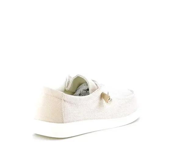 Mocassin Slip-on - Toile Beige - Denis – Image 6