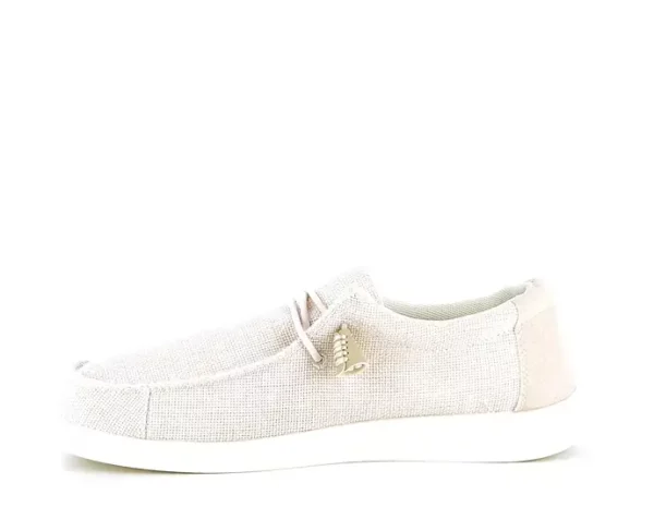 Mocassin Slip-on - Toile Beige - Denis – Image 2