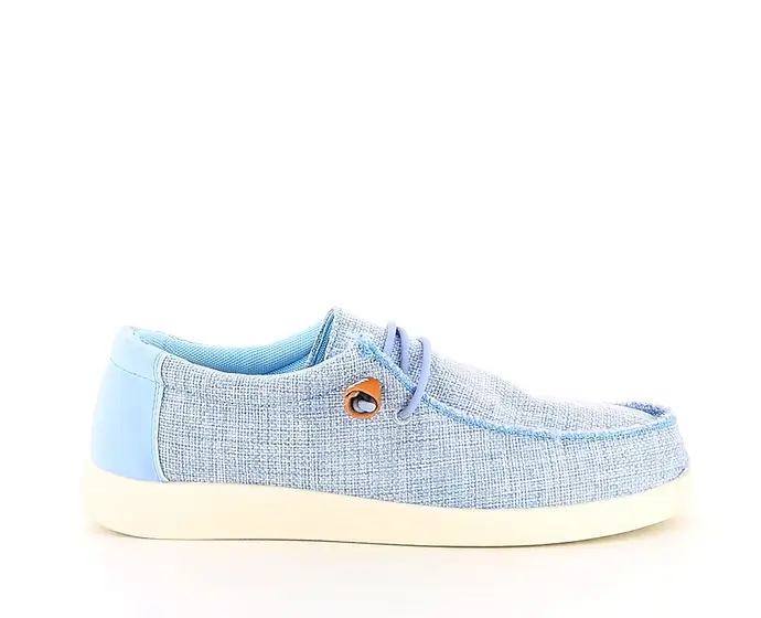 Mocassin Slip-on – Toile Bleu – Denis