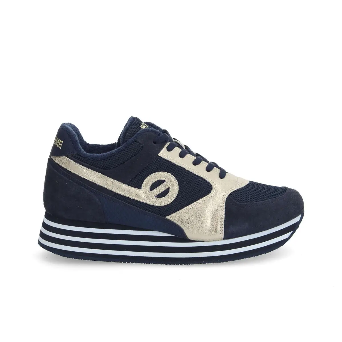 PARKO JOGGER KNIT/SUEDE/GLOW NAVY/NAVY/LIGHT GOLD
