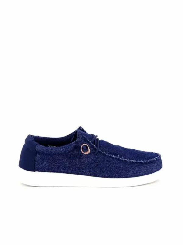 Mocassin Slip-on - Toile Marine - Denis