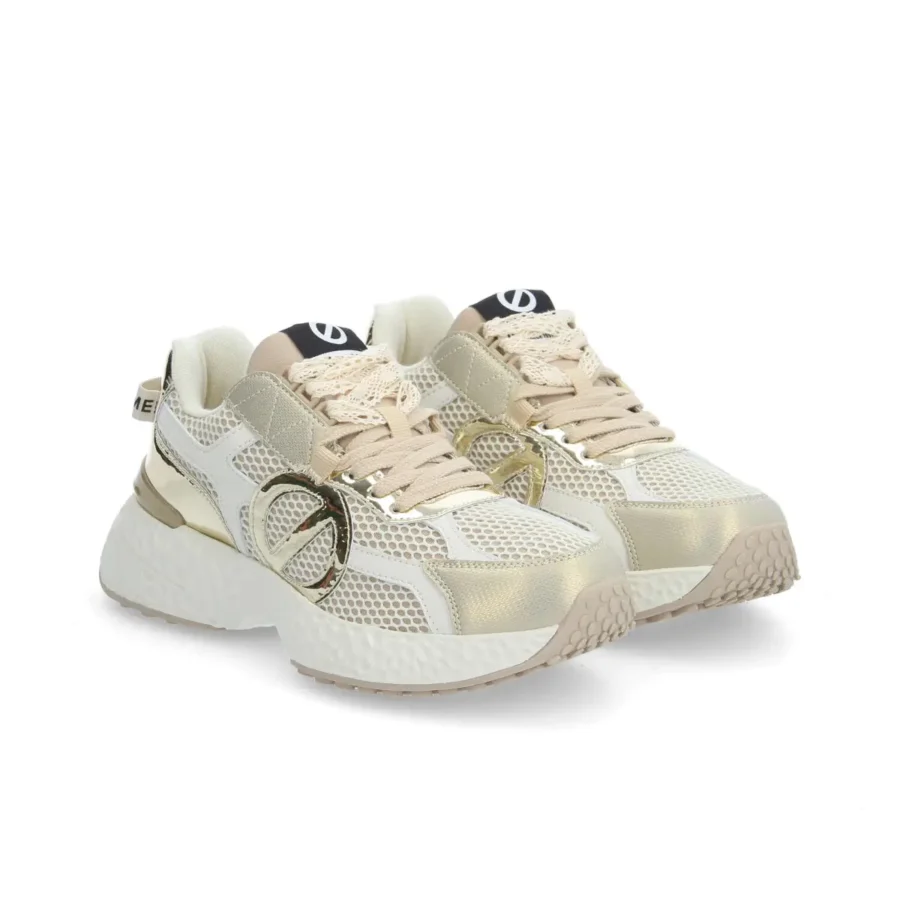 CARTER 2.0 RUNNER W LARGE-MESH-METAL-NYLON DOVE-GOLD-BEIGE – Image 2
