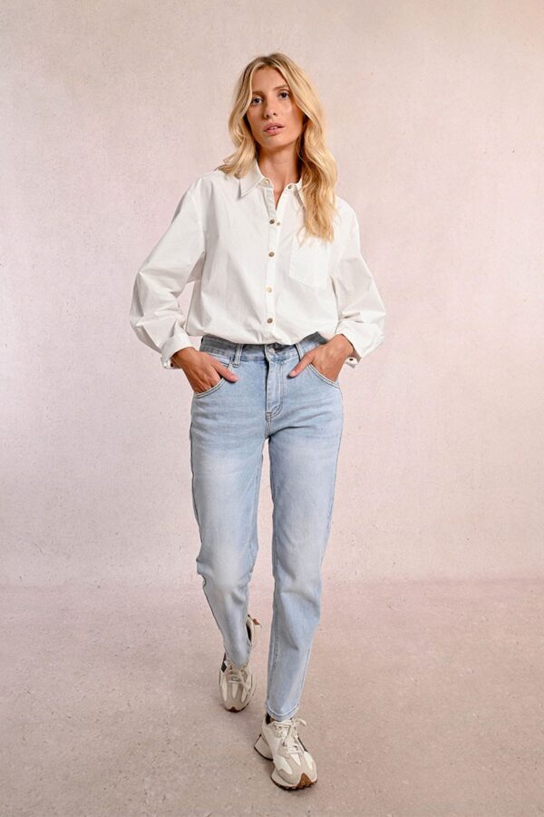 Jean straight light denim Molly Bracken