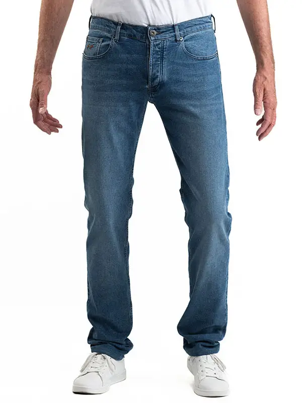L36 denim Worn Blue | coupe droite