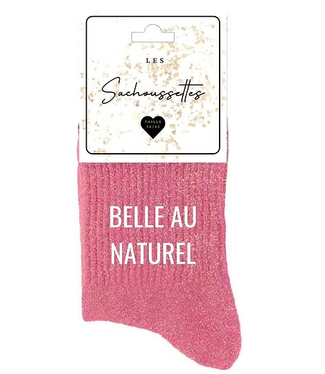 Chaussettes à Motif Belle au naturel