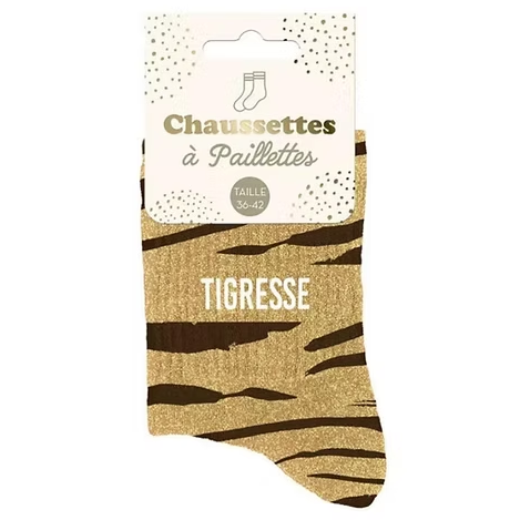 Chaussettes à Motif Tigresse