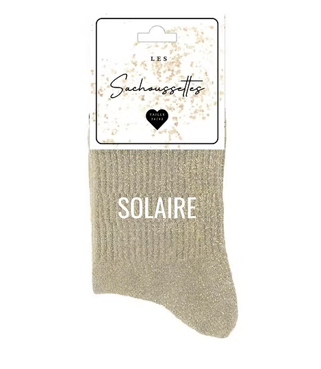 Chaussettes à motif Solaire