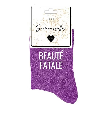 Chaussettes à motif Beauté fatale