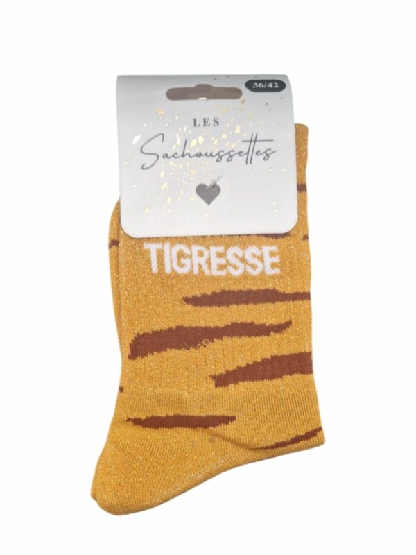Chaussettes à Motif Tigresse