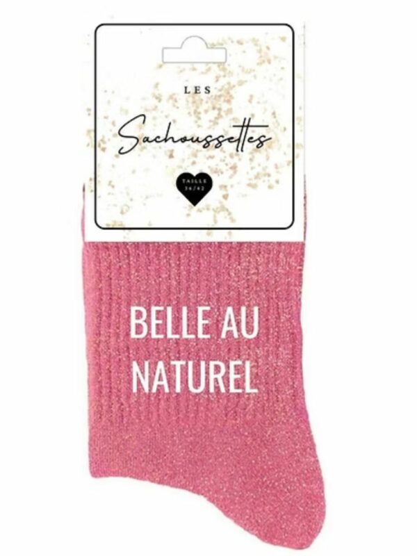 Chaussettes à Motif Belle au naturel