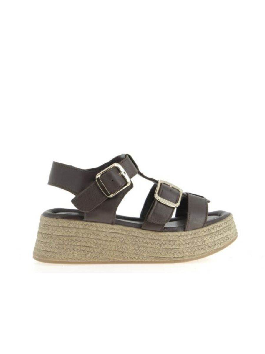 Sandales Coco et Abricot MANEGLISE CHOCOLAT