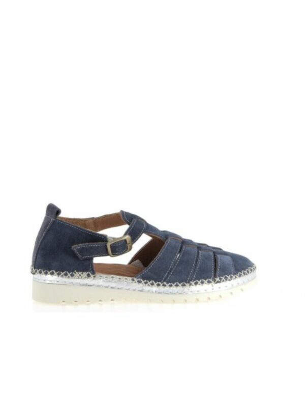 Sandales Coco et Abricot ETAIS BLEU MARINE