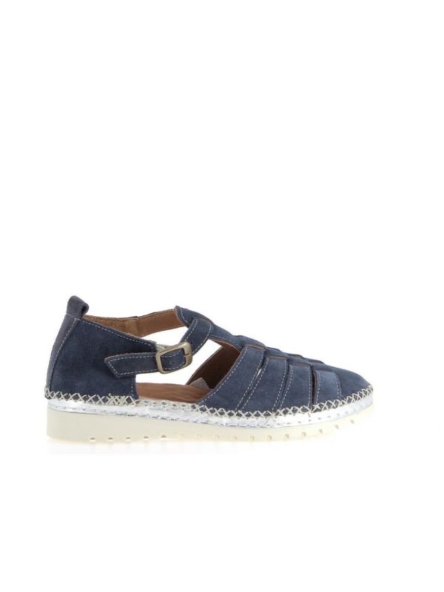 Sandales Coco et Abricot ETAIS BLEU MARINE