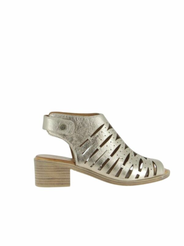 Sandales à talon Coco et Abricot MAINCY CHAMPAGNE