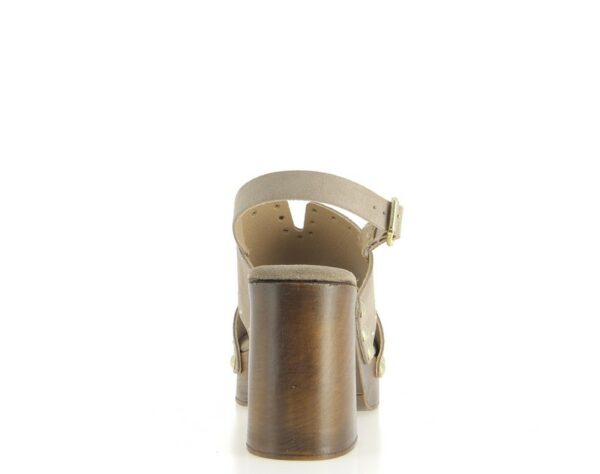 Sandales à talon Coco et Abricot CAROLLES TAUPE – Image 5