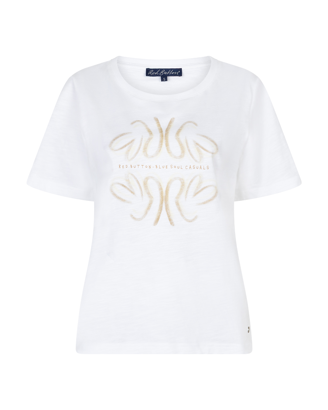 T-shirt Red Button Temmy Butterfly blanc