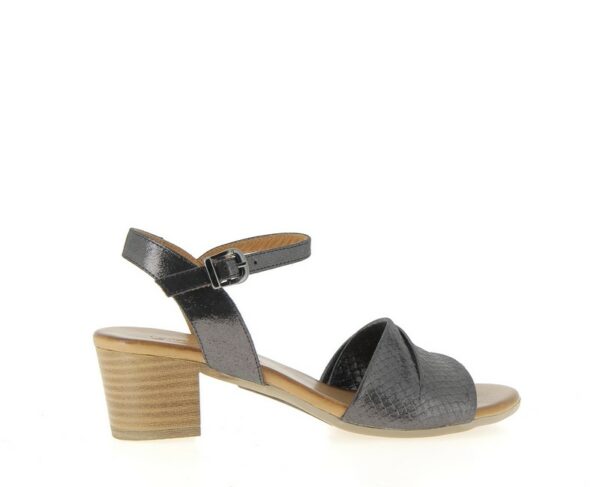 Sandales à talon Coco et Abricot MUN NOIR