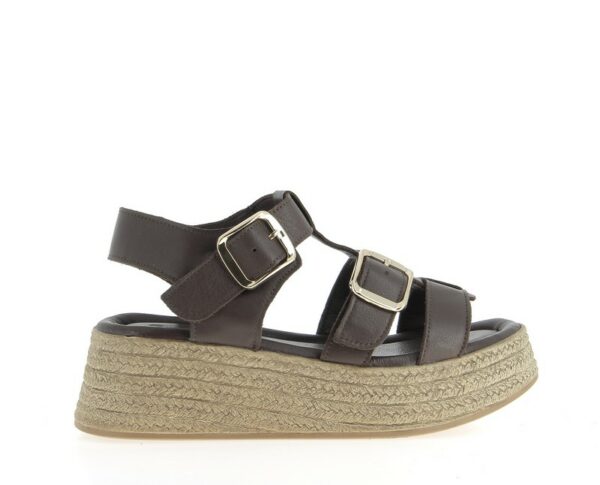 Sandales Coco et Abricot MANEGLISE CHOCOLAT