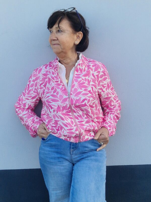 Bomber à motif ROSE LILI SIDONIO