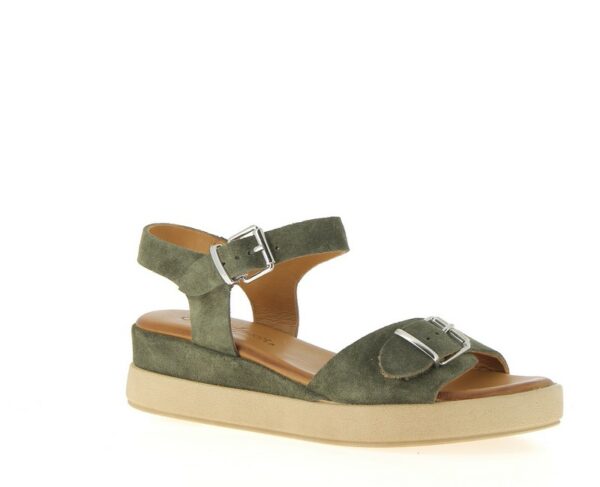 Sandales Coco et Abricot MALLEMORT KAKI – Image 3