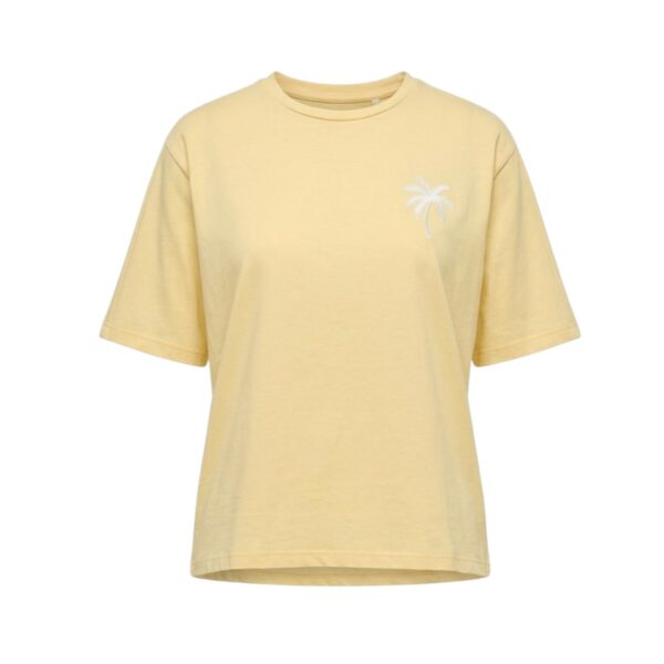 T-shirt Palmier  100% coton LILI SIDONIO Jaune