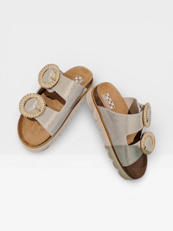 Sandales Sandy Slap No Name Doré