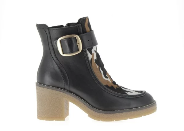 Bottines à talons semelle crêpe ETIVEY UYGUNER-PONY-UYGUNER - Noir