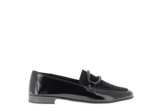 Mocassins ESPARROS PATENT-SUEDE-PATENT - Noir