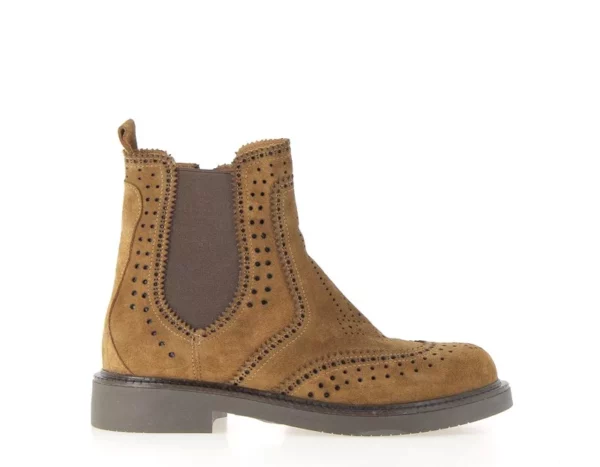 Bottines SALFRANS CROUTE - Cognac