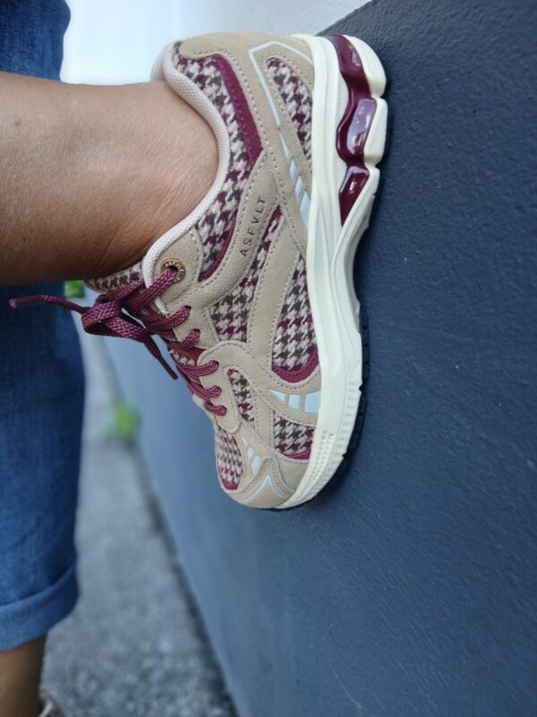 Baskets ASFVLT City Run bordeaux portees