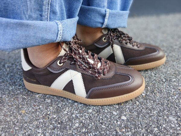 Baskets ASFVLT Elite Classic chocolat semelle gomme