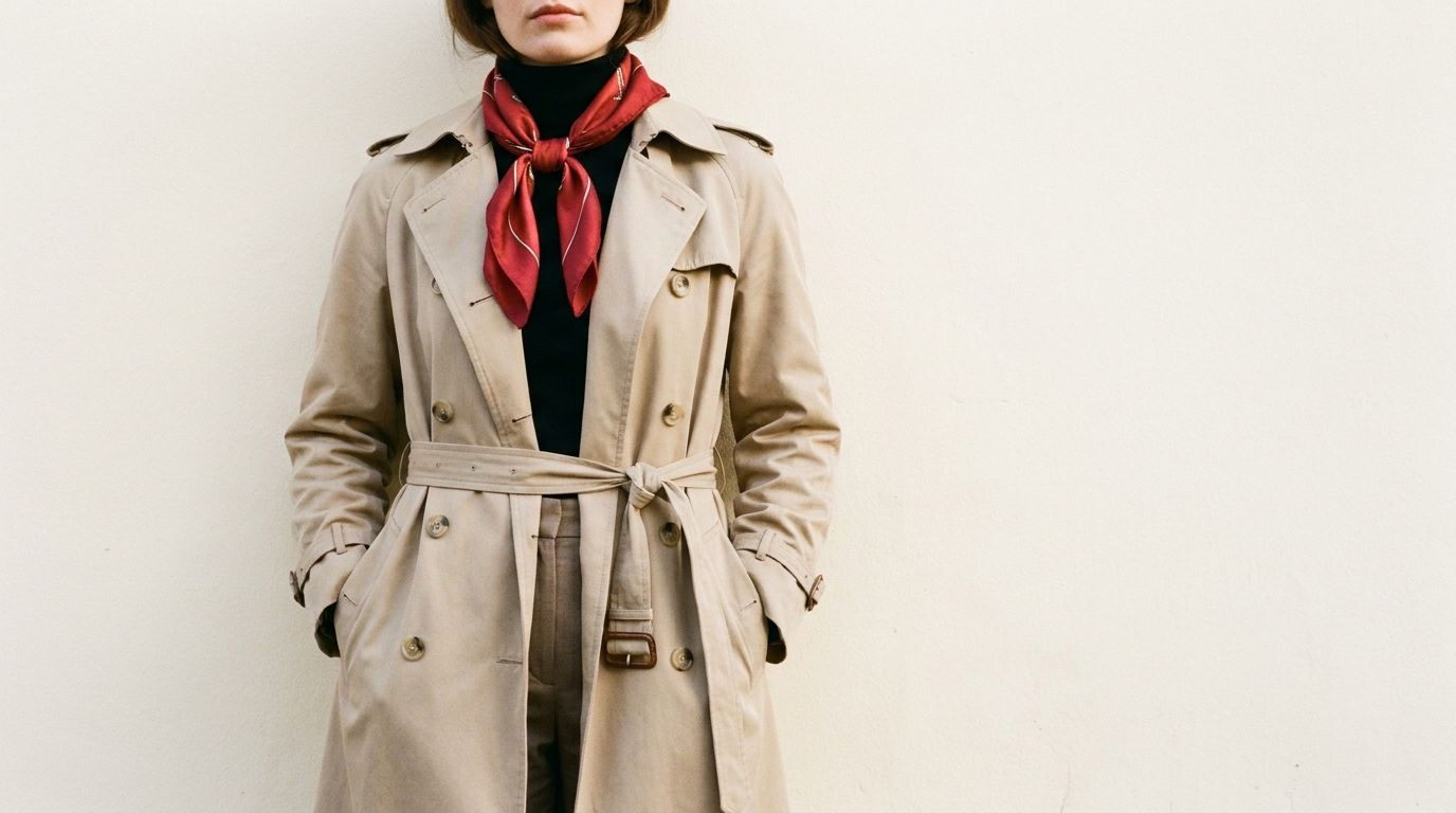 Le foulard selon la tenue — foulard