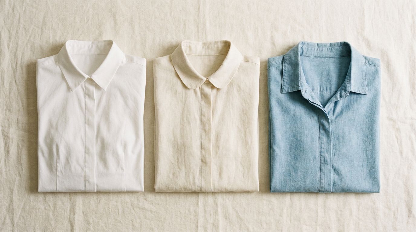La coupe décide du geste — chemise femme