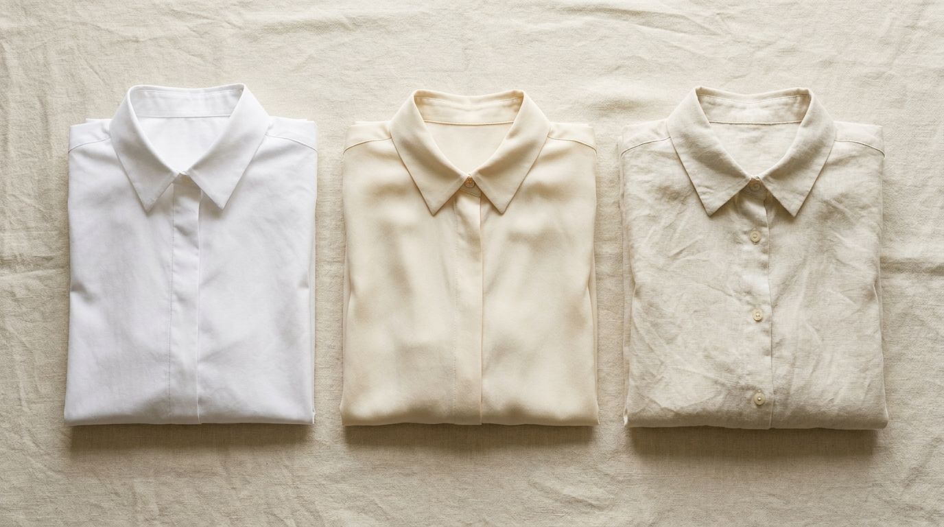 Matières et saisons — chemise femme